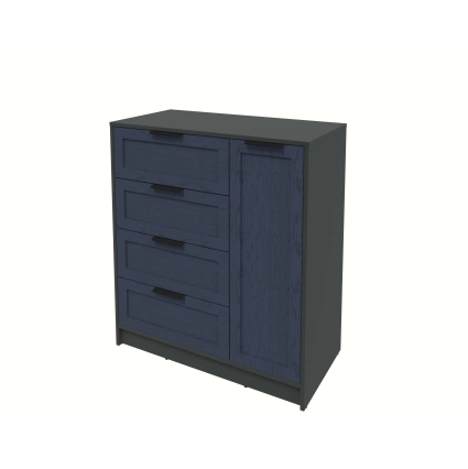 Тумба Тренд КТ-Т90 (Антрацит ЛДСП/ Дуб королевский ЛМДФ) Ш900 В1020 Г451 Тумба Тренд КТ-Т90 (Антрацит ЛДСП/ Дуб королевский ЛМДФ) Ш900 В1020 Г451